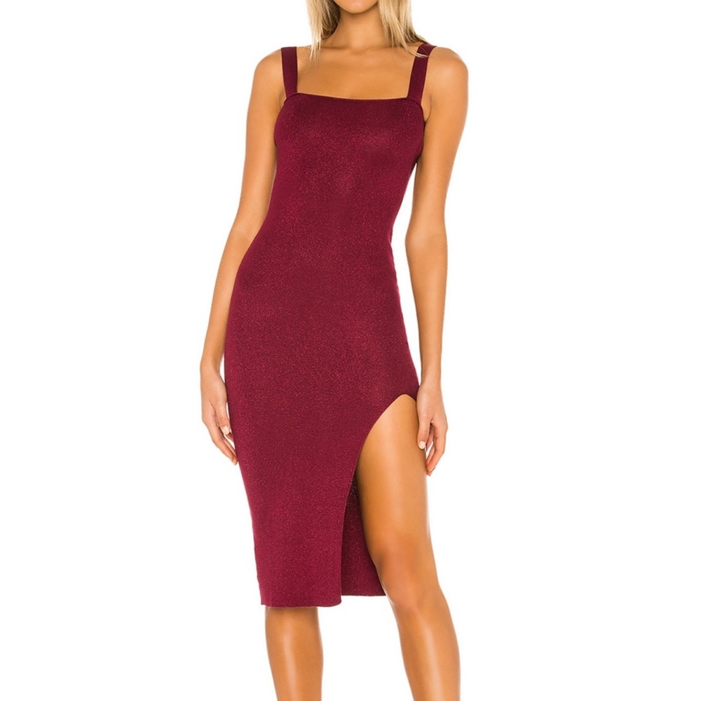 Superdown Zoe Square Neck Dress
